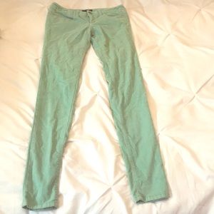 Mint green, American eagle pants. Size 2L